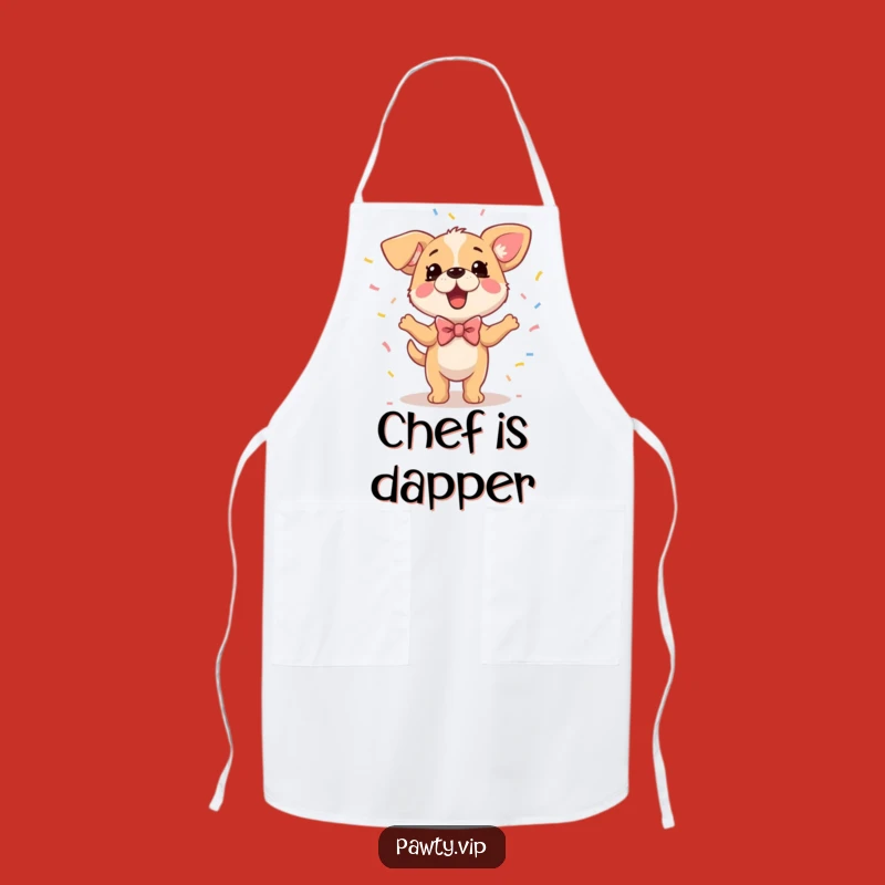 Funny Dog Apron: Cook Up a Party Feast!