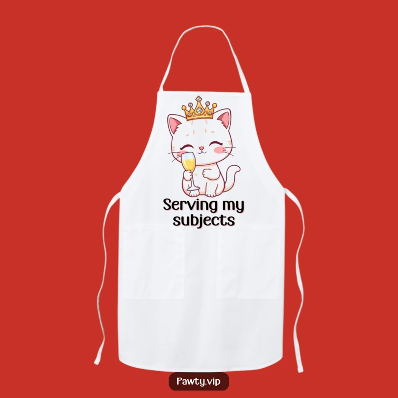 Funny Kawaii Cat Apron: Cute Chef Wear, Perfect Glamorous Funny Gift