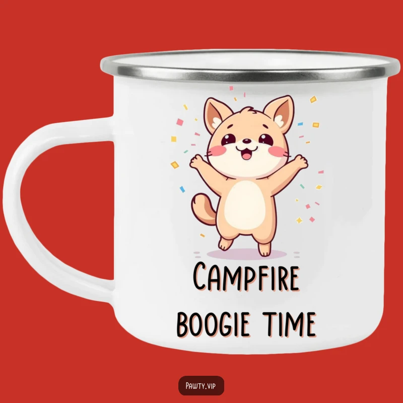 Funny Kawaii Animal Campfire Party Mug - Outdoor Celebration Gift