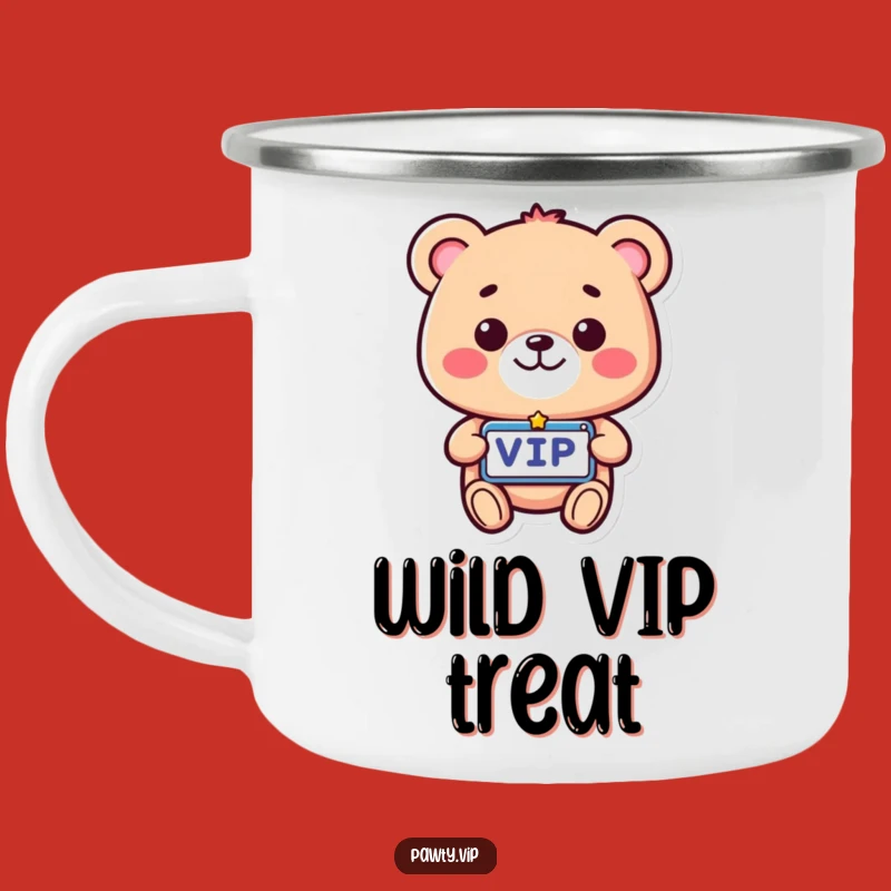 Adventure Ready: Funny VIP Bear Camping Mug, Your Perfect Funny Gift!