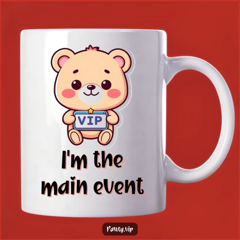Funny VIP Bear Mug: The Ultimate Funny Gift for Your Favorite Bear Enthusiast!