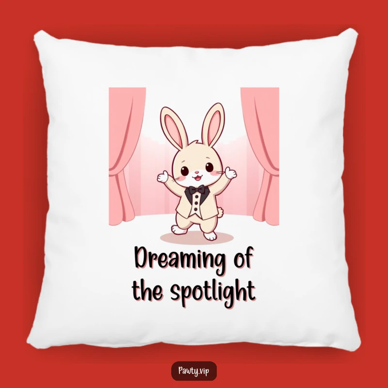 Funny Tuxedo Rabbit Dancing Pillow: Snuggle Up with This Adorable and Hilarious Decor