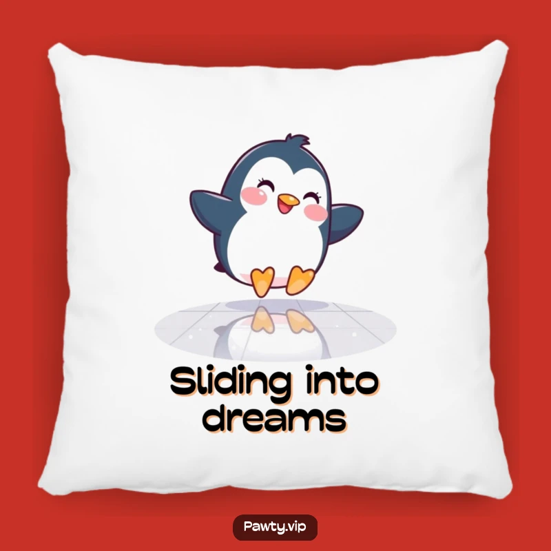Funny Penguin Dance Pillow: Cozy & Hilarious Accent for Groovy Comfort