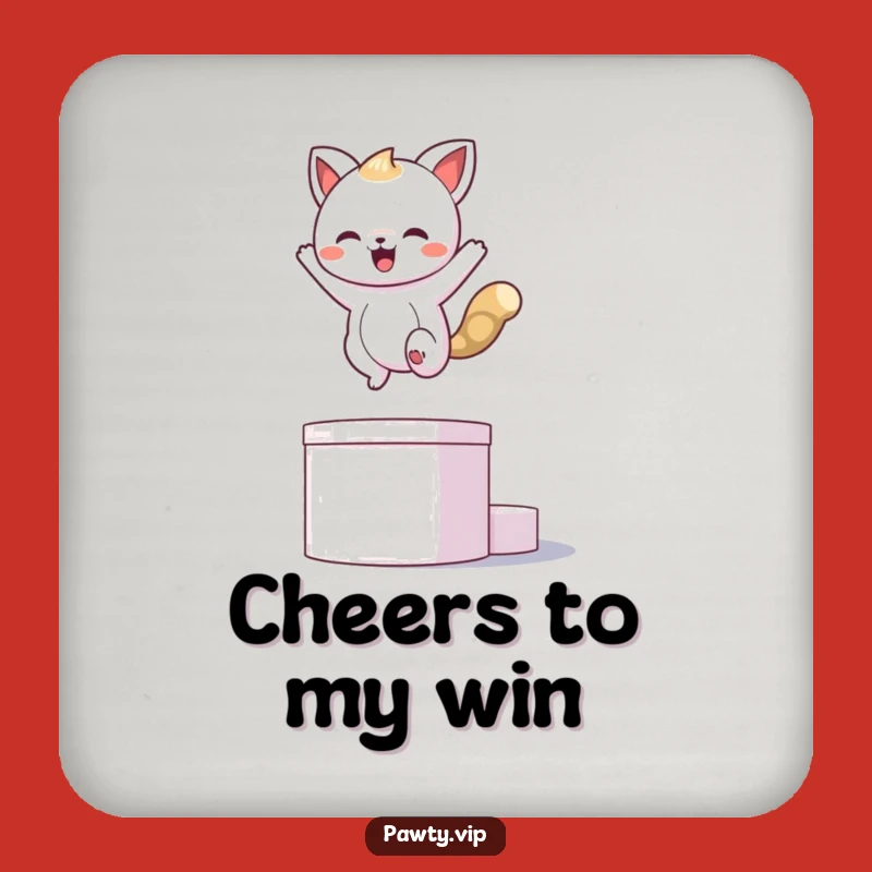 Funny Kawaii Animal Podium Coaster - Protect Surfaces Gift