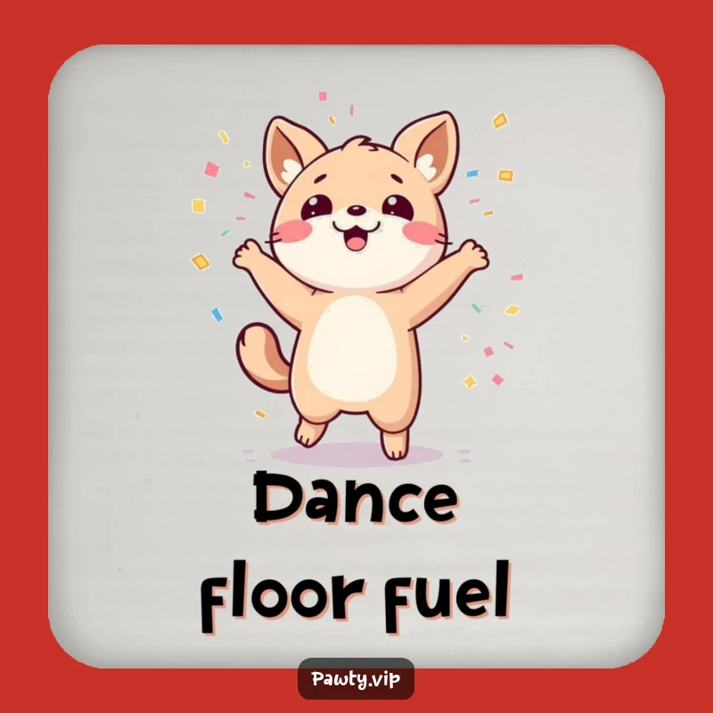 Funny Kawaii Animal Party Coaster - Protect Surfaces Gift