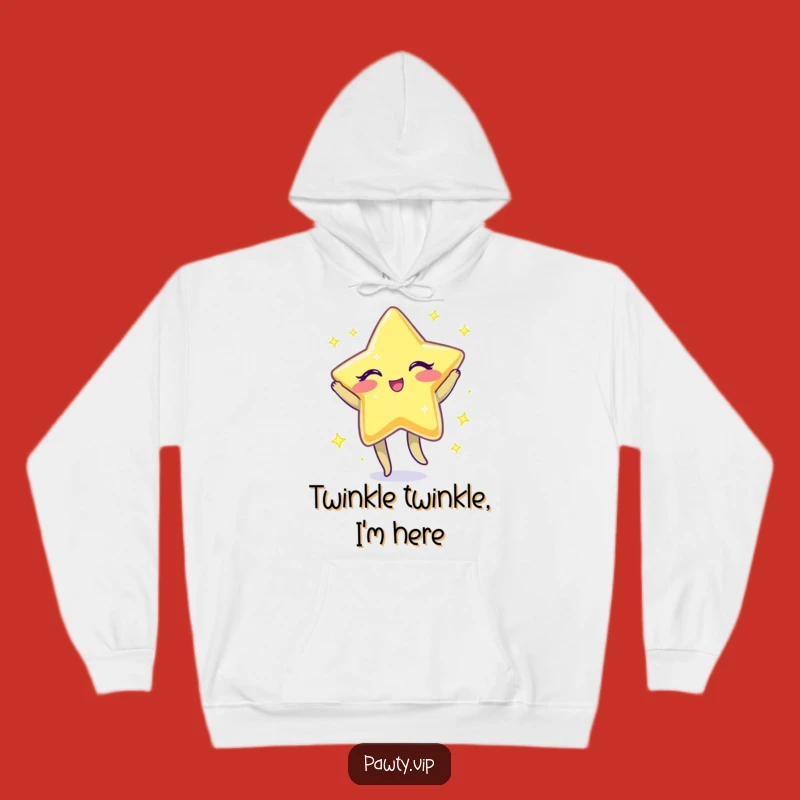 Funny Cozy Star Hoodie: Winking Jigging Celestial Apparel, Perfect Fun Gift