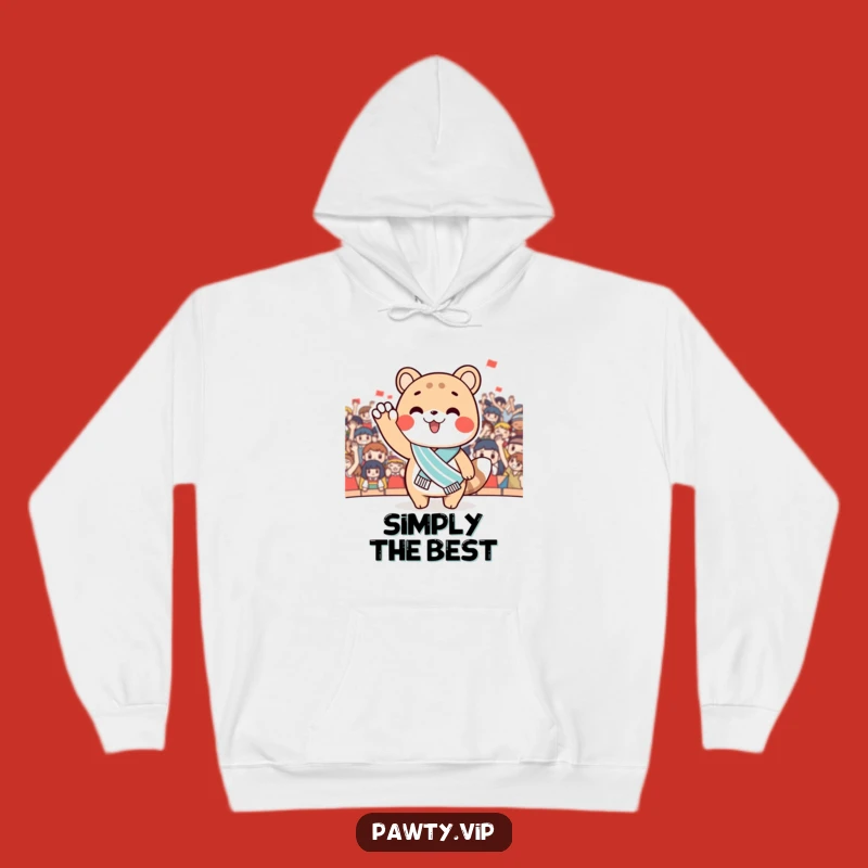 Funny Winner Animal Hoodie - Star Power Comfort - Cozy Funny Gift!