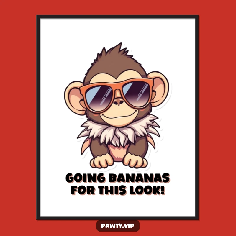 Free Printable Monkey Wall Art: Funny Downloadable Decor for a Playful Vibe