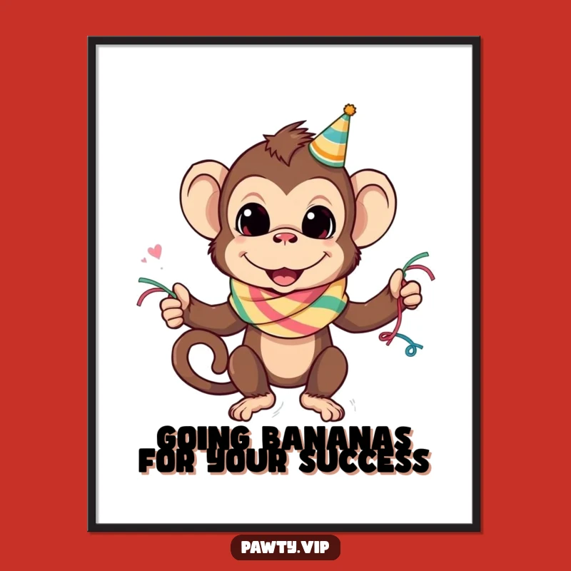 Funny Free Printable Monkey Wall Art: Mischievous Decor for a Humorous Downloadable Gift