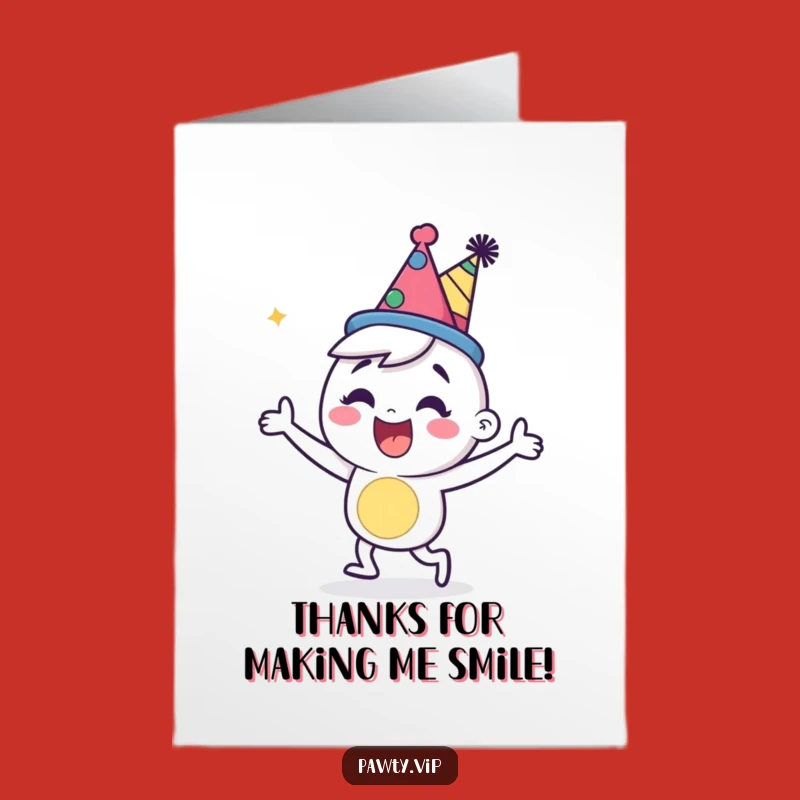 Free Printable Thank You Dancing Card - Funny Appreciation Downloadable