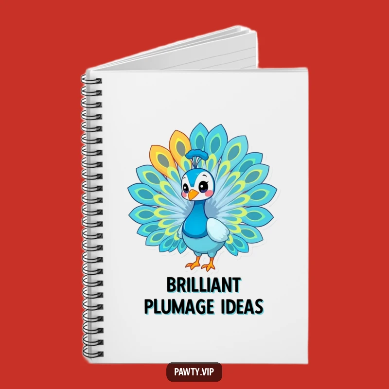 Funny Peacock Pride Notebook – Journal for Expressing Your True Colors