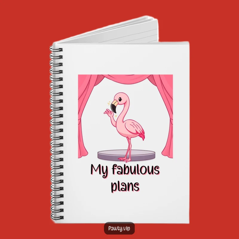 Funny Kawaii Flamingo Diva Notebook: Jot Down Your Dramatic Thoughts in Style