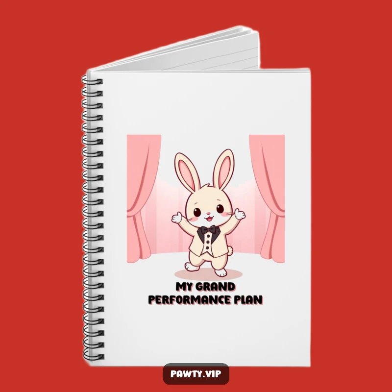 Funny Tuxedo Rabbit Dancing Notebook: Jot Down Ideas with This Hilarious and Cute Journal