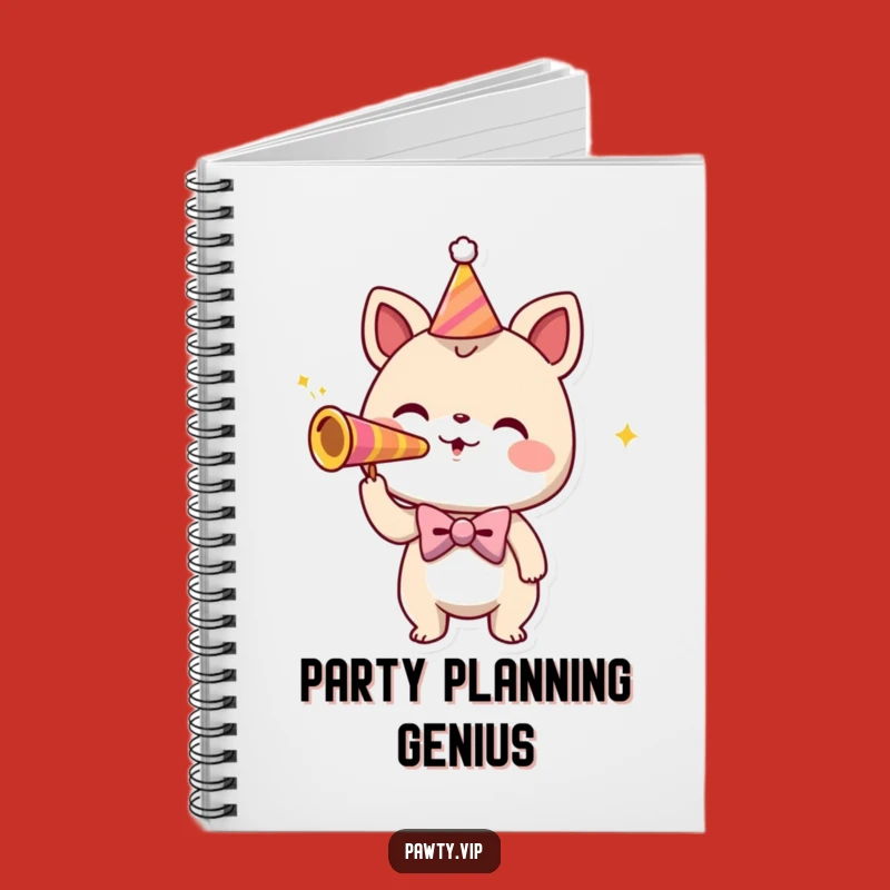 Funny Party Planner Notebook: Bowtie Creature's Horn Notes & Gift