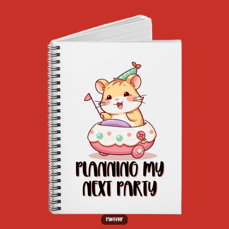 Funny Hamster Party Notebook: Cheerful Journal for Ideas Gift