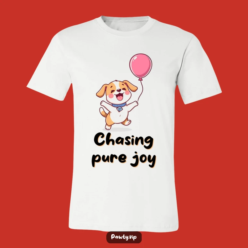 Funny Kawaii Dog T-Shirt: Energetic Pup Shirt, Ideal Celebration Funny Gift