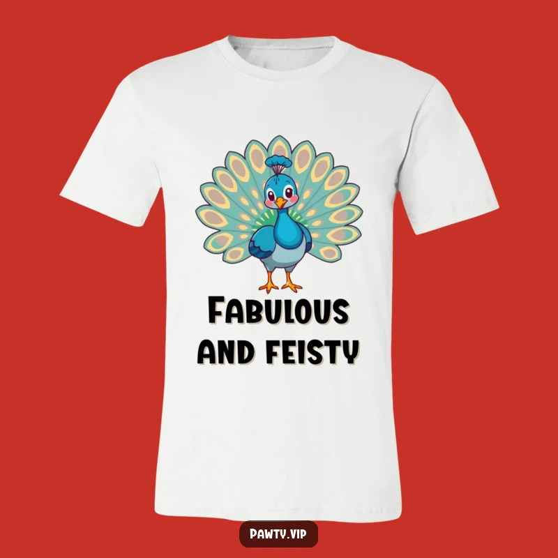 Funny Peacock Pride T-Shirt - Hilarious Statement Tee for Proud Animals