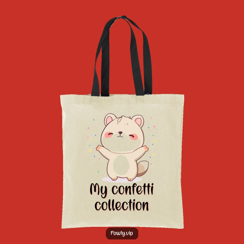 Funny Animal Confetti Tote Bag - Carry Your Fun Everywhere