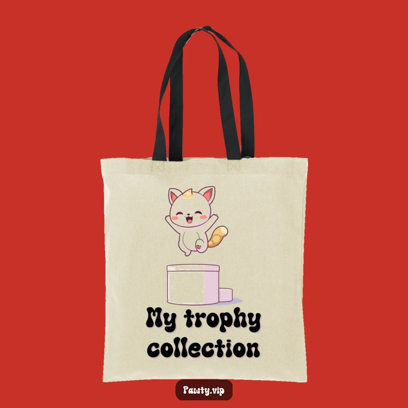 Funny Kawaii Animal Winner Tote Bag - Stylish Achievement Gift